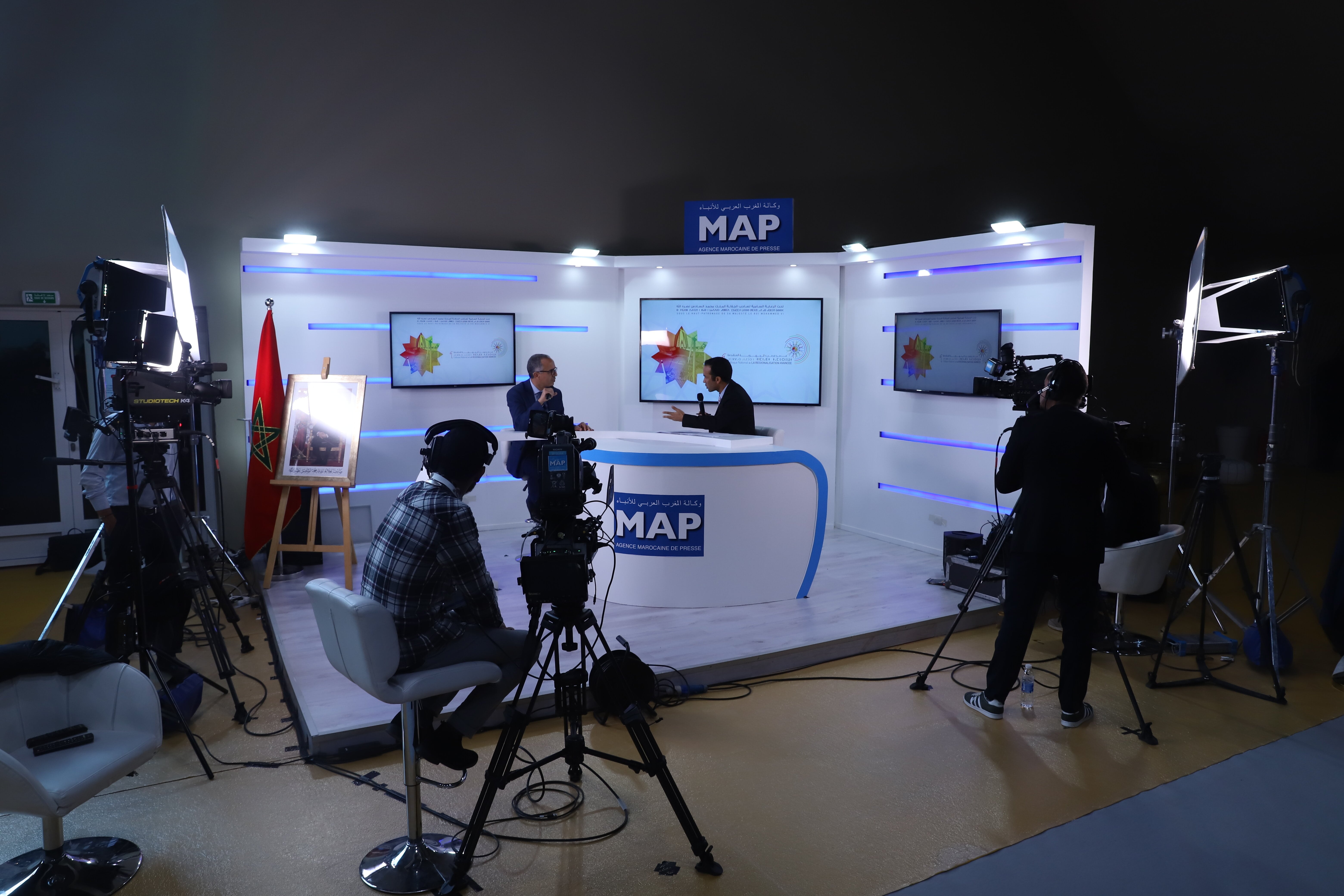 MAP Broadcast studio based in Morocco